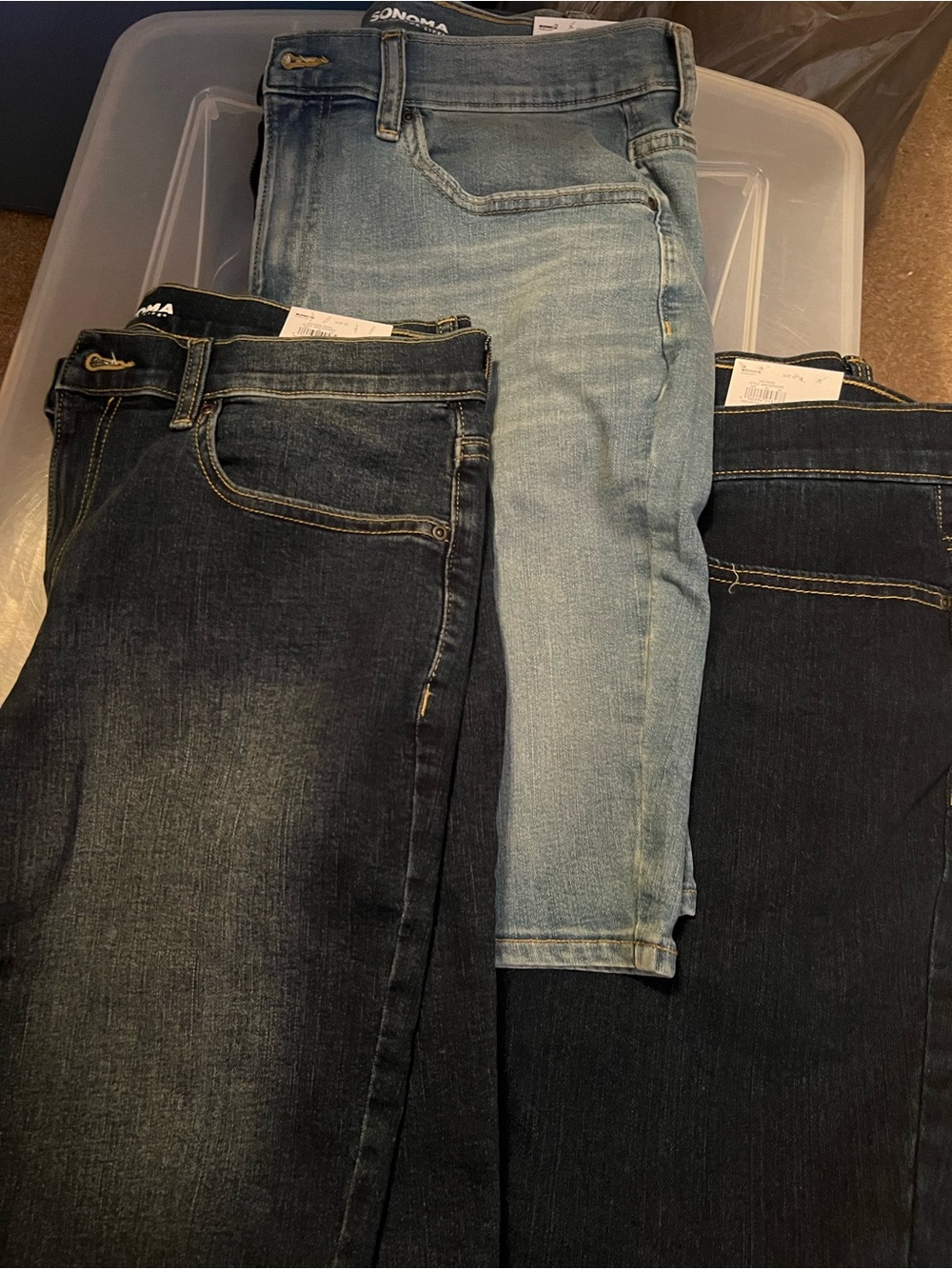3 Pair of Men Denim Shorts SZ 32-New